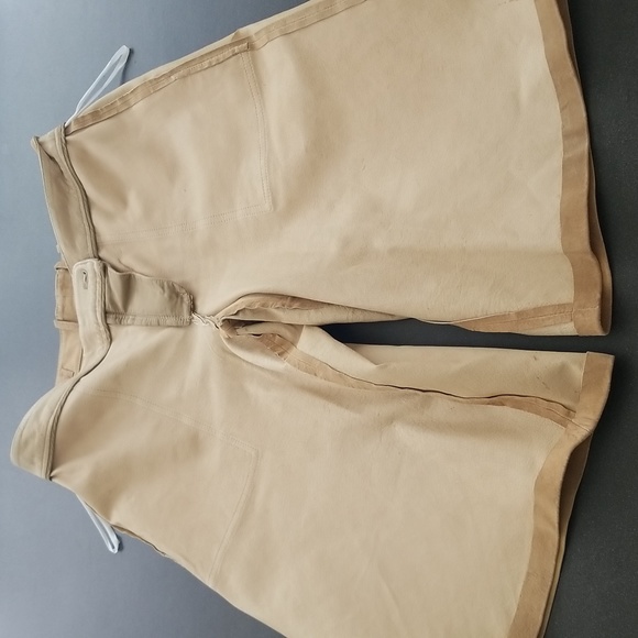 nwot Theory Gera Gaucho Wide-Leg Cropped Suede Pants - Picture 14 of 16